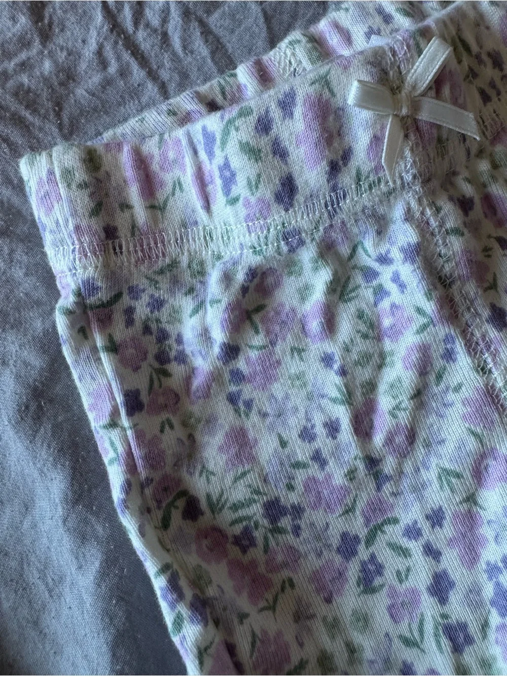 Carter's Grey Floral Short-Sleeve Bodysuit